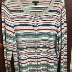Talbots Fair Isle Cardigan